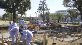 熊本県立熊本農業高等学校　農業土木科　3年生